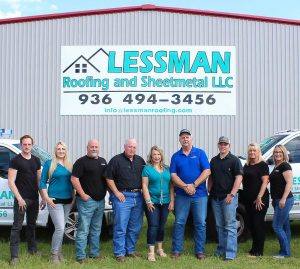 The Lessman Roofing Team